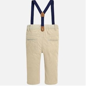 Mayoral spodnie sztruks szelki 2578-57