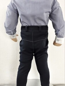 spodnie bawełna granat