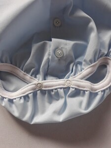 koszulo - body z kołnierzykiem niebieskie