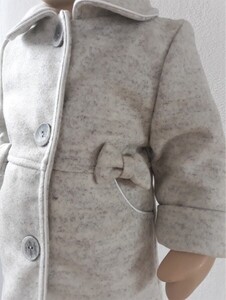 a-Płaszczyk dziewczynka szary