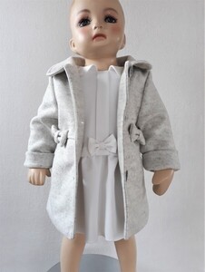 a-Płaszczyk dziewczynka szary