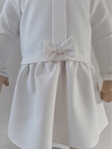 sukienka biała kołnierzyk