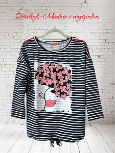 Bluza paski drzewo