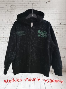Bluza czarna zamek ocieplana